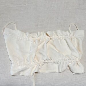 Open Back Drawstring Top